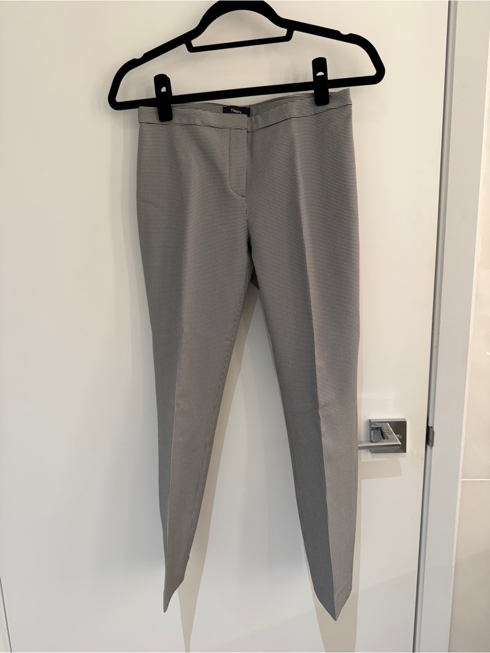 Theory Women's Skinny Ankle Pants in Light Gray